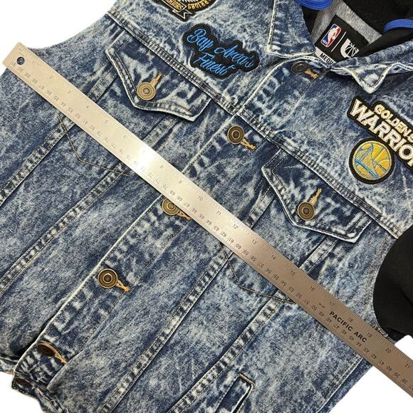 Golden State Warriors Jean Hooded Jacket - Picture 9 of 11
